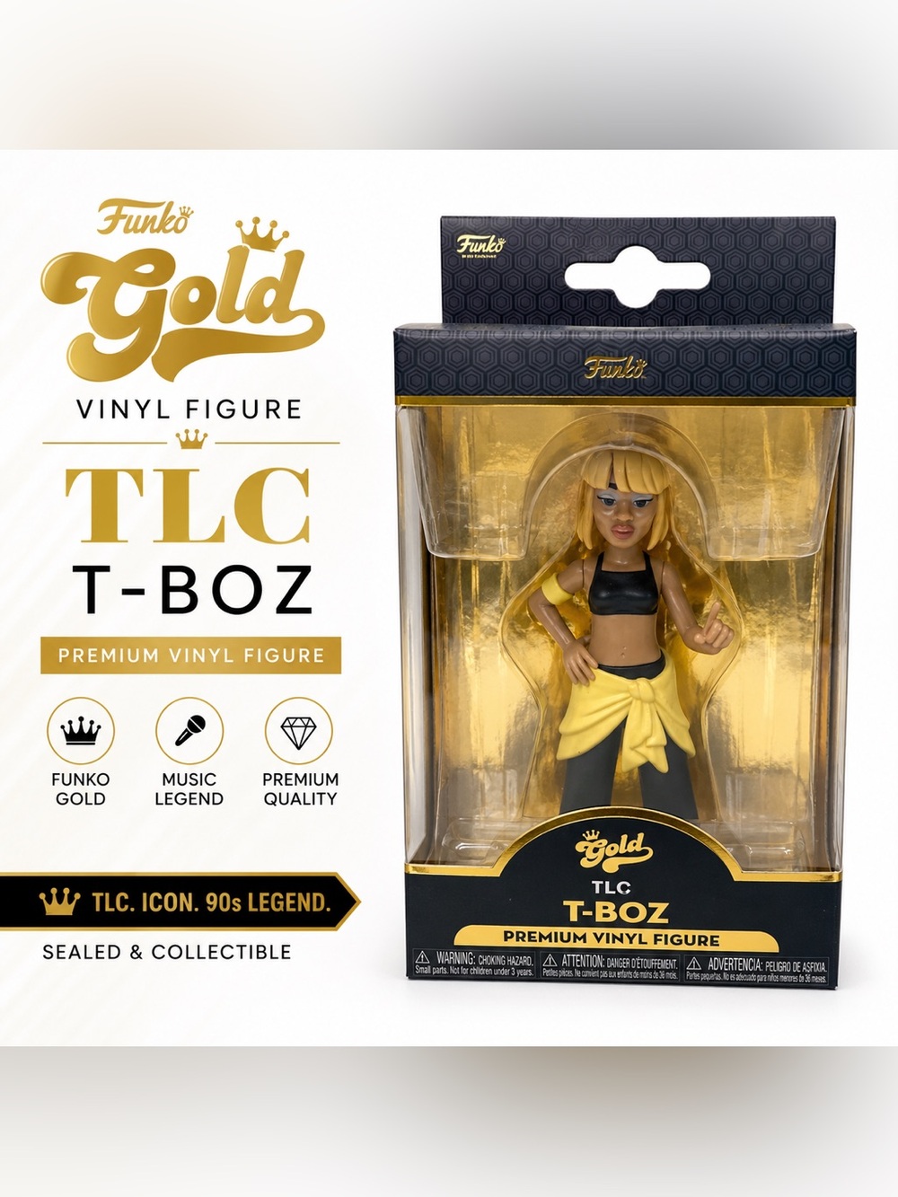 Funko Vinyl GOLD: TLC T-Boz Figure Sealed